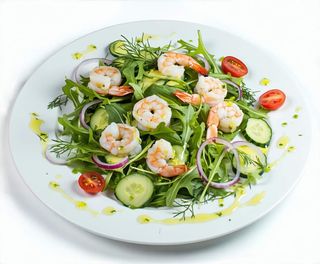 Sałatka z krewetkami