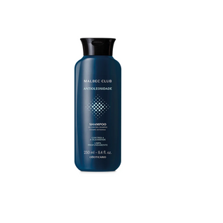 Shampoo Cabelos Oleosos Malbec Club, 250ml
