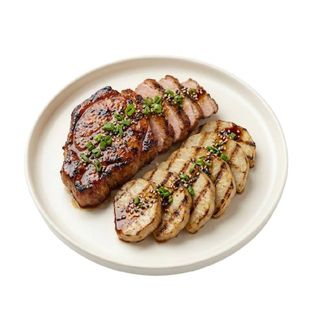 Cerdo Con Jengibre Y Puerros