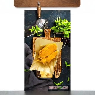 Meniu snitel din pulpa de pui crispy