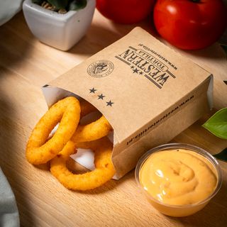 Krążki Cebulowe 6 szt + sos 1000 wysp