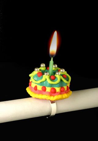 Anillo Caramelo Pastel Aniversario