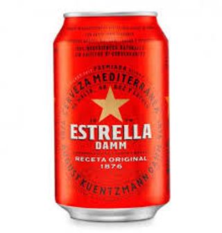 Estrella Damm Cerveza Lata 33cl
