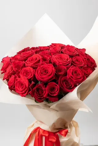 Bouquet "Crvene ruže"-25 ruža