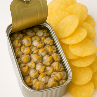 Berberechos al natural con salsa especial (30 uds. a 40 uds. aprox.)