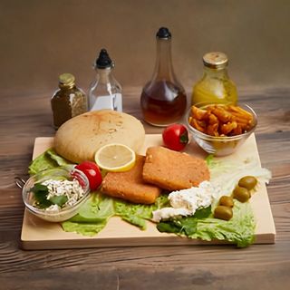 Pohovani kačkavalj sa wedges krompirom mini obrok