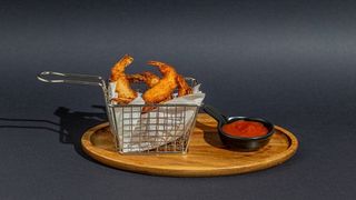 კრევეტი საფანელში