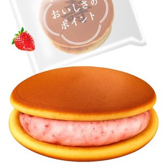 Dorayaki de crema y fresa 