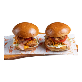 1+1 Buffalo Crunchy Burger