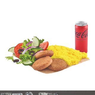 Box Falafel Rice Coca Cola 0,33l