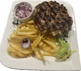 Gurmanska pljeskavica 330g sa pomfritom