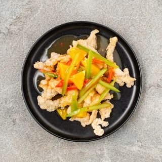 14. Hrskava pohana piletina s umakom od naranče