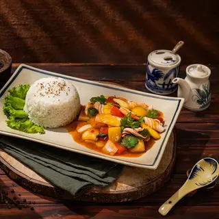 Arroz Del Mar De Verano - Com Hai San Xao. 