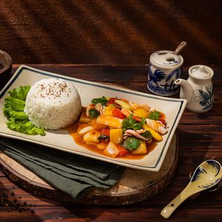 Arroz Del Mar De Verano - Com Hai San Xao. 