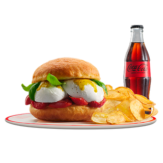 Menu Bomba Bufala e Chips