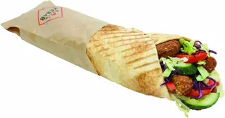 Tortilla falafel