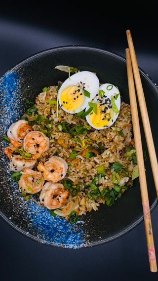 Wok Arroz Con Gambas