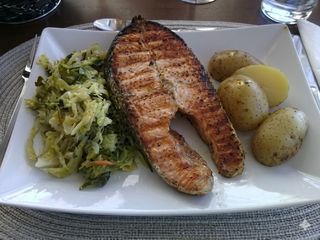 Salmão grelhado