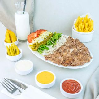 Meniu farfurie mica vita