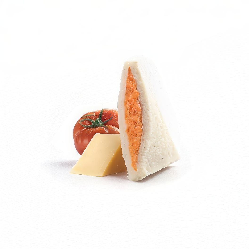 Montadito De Queso Fresco Con Tomate