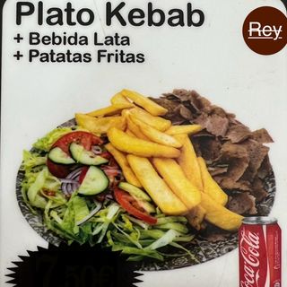 Menú Plató Kebab