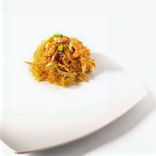 62.- Espaguesti De Soja Con Gambas