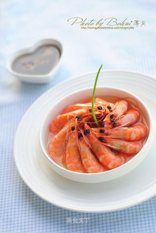 Gamberi con acqua salata