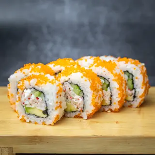 Kalifornija Tobiko uramaki rol