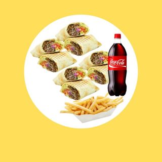 Menú 5 durum solo carne