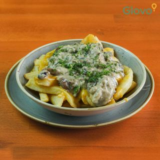 Cartofi cheesy champignon