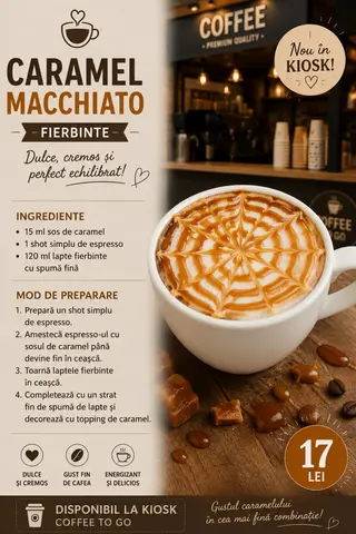 Caramel Macchiato (Fierbinte) 200 ml