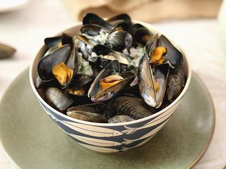 Moules Aux Roquefort