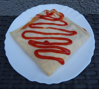 Slana palačinka sa šunkom