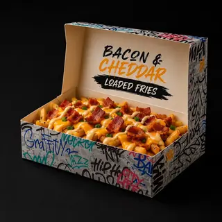 Bacon & Cheddar Loaded  Fries 