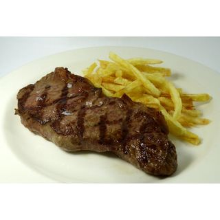 Entrecot y patatas fritas