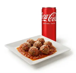 Polpette di fassona dello chef  + Lattina Coca-Cola