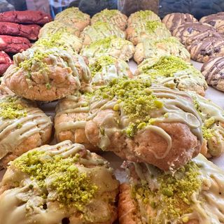 Mini cookie rellena pistacho