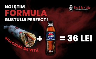 Shaorma de Vita + Pepsi