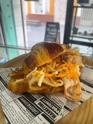 bacon y queso