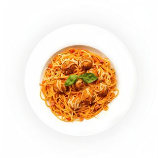 Esparguete com Almôndegas