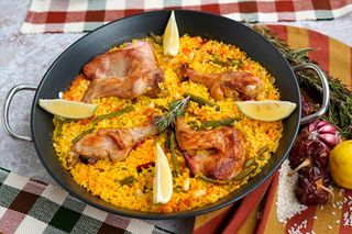Paella valencienne au poulet