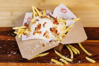 Italian parmesan loaded fries