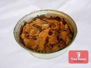 Patatas Tres Reyes Carbonara