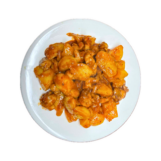 жареная курица с картофелем (350 гр.)