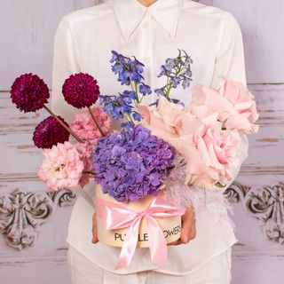 Cutie cu flori "O zi minunata!"