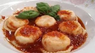 Sorrentinos de ricota y jamón