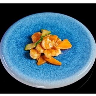 207. Gamberi con verdure