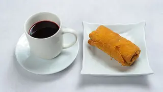 Barszcz czerwony z krokietem