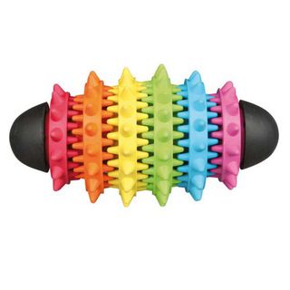TRIXIE Igračka za pse Lopta Ragbi DentaFun, gumena Šarena 15cm (KOD HDT33132)