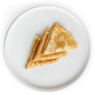 Детские блинчики с фруктами